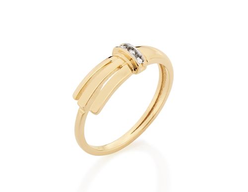 Anéis  JOIA BANHADA OURO 18K