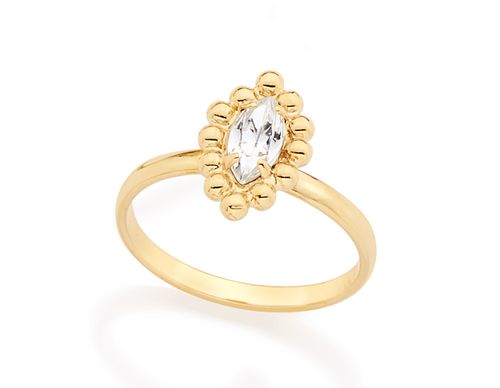 Anéis  JOIA BANHADA OURO 18K