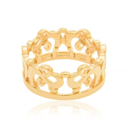 ANEL BANHADO A OURO 18K