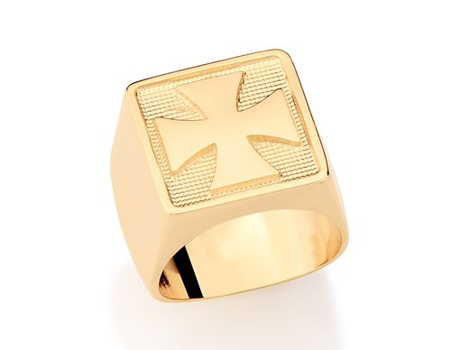 ANEL BANHADO A OURO 18K