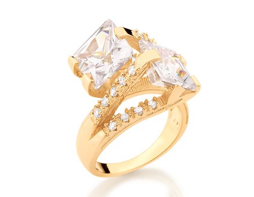 Anéis  JOIA BANHADA OURO 18K