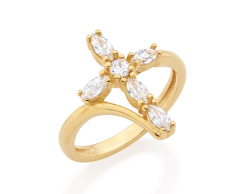Anéis  JOIA BANHADA OURO 18K