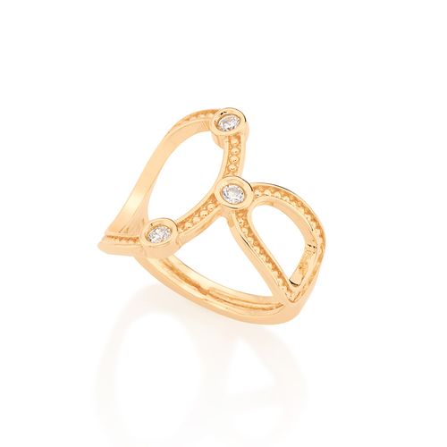 ANEL BANHADO A OURO 18K