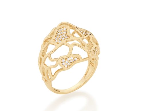 Anéis  JOIA BANHADA OURO 18K