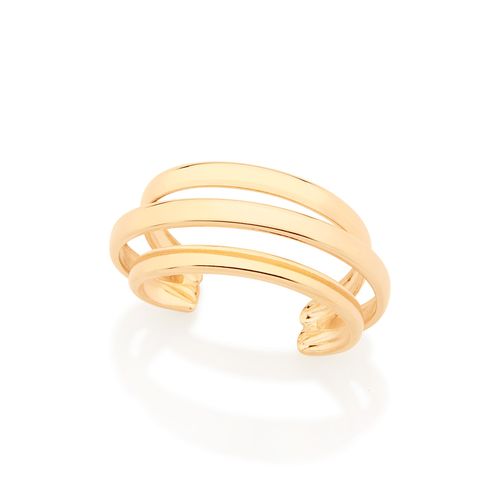 ANEL AJUSTÁVEL BANHADO A OURO 18K