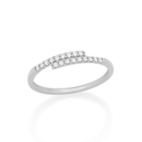 ANEL SKINNY RING BANHADO A RHODIUM