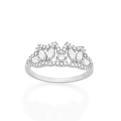 ANEL BANHADO A RHODIUM TRABALHADO