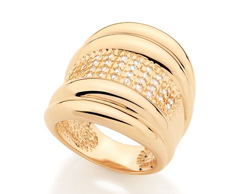 Anéis  JOIA BANHADA OURO 18K