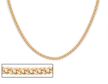 GARGANTILHA BANHADA A OURO 18K FIO DIAMANTADO