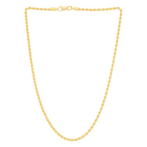 GARGANTILHA BANHADA A OURO 18K FIO BAIANO