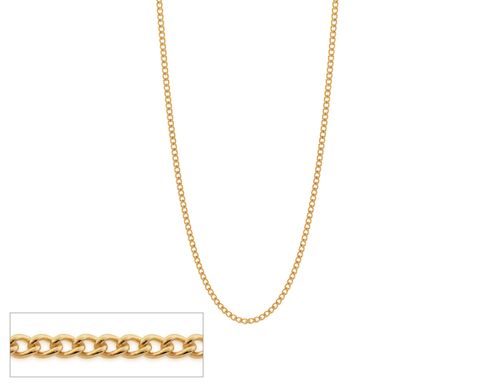GARGANTILHA BANHADA A OURO 18K FIO GRUMET