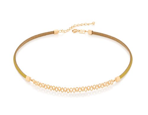Colares e Correntes  JOIA BANHADA OURO 18K