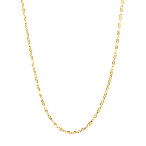 GARGANTILHA BANHADA A OURO 18K