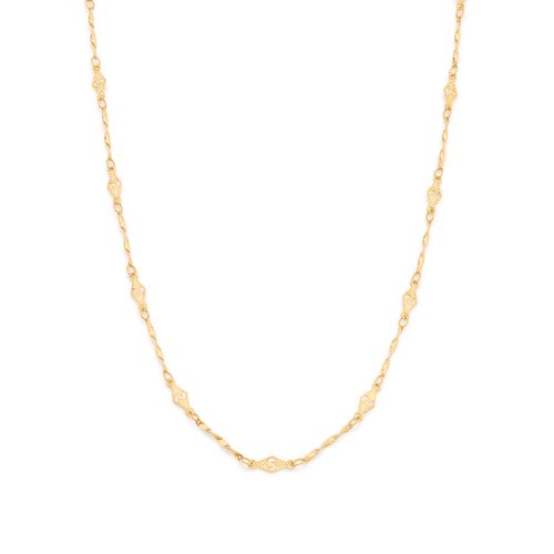 GARGANTILHA BANHADA A OURO 18K