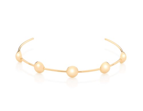 GARGANTILHA CHOKER BANHADA A OURO 18K