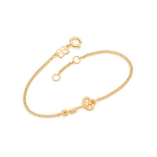 PULSEIRA INFANTIL BANHADA A OURO 18K