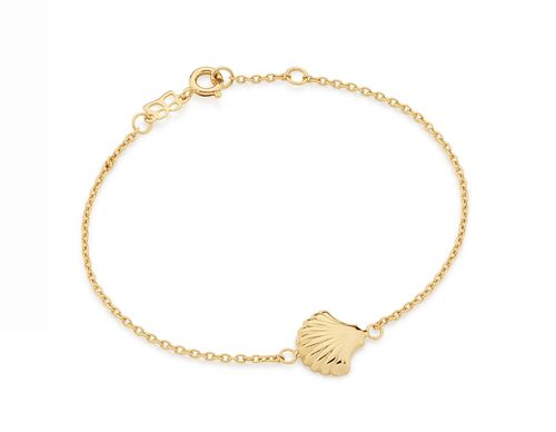 PULSEIRA BANHADA A OURO 18K CONCHA