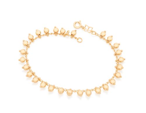 PULSEIRA BANHADA A OURO 18K COM ESFERAS