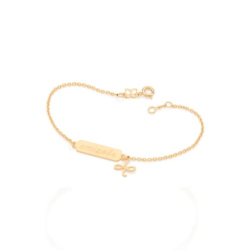 PULSEIRA BANHADA A OURO 18K AMIZADE