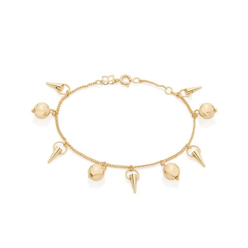 PULSEIRA BANHADA A OURO 18K COM SPIKE