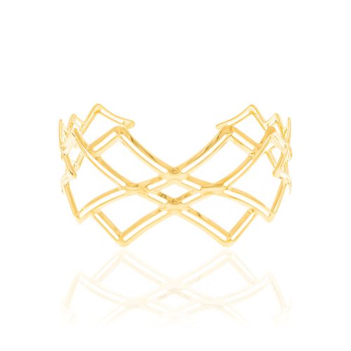 BRACELETE BANHADO A OURO 18K LOSANGO