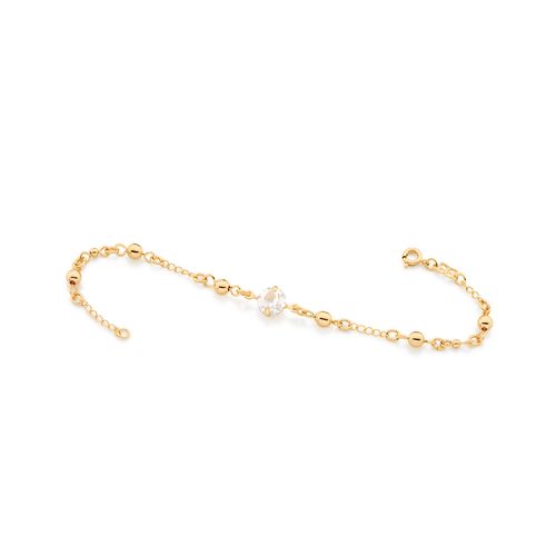 PULSEIRA BANHADA A OURO 18K COM BOLAS