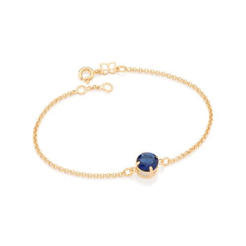 PULSEIRA BANHADA A OURO 18K COM CRISTAL