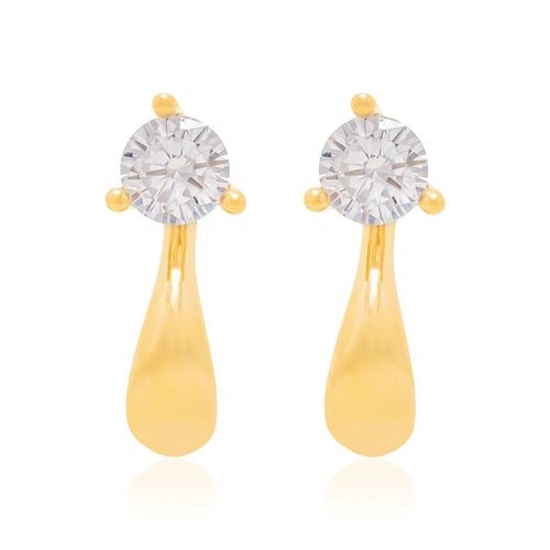BRINCO BANHADO A OURO 18K COM ZIRCÔNIAS