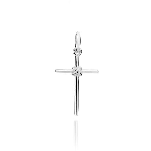 PINGENTE CRUZ DE PRATA MACIÇA 925