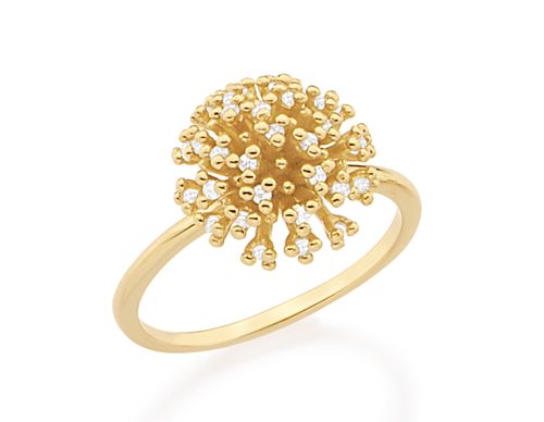 ANEL BANHADO A OURO 18K COM ZIRCÔNIAS