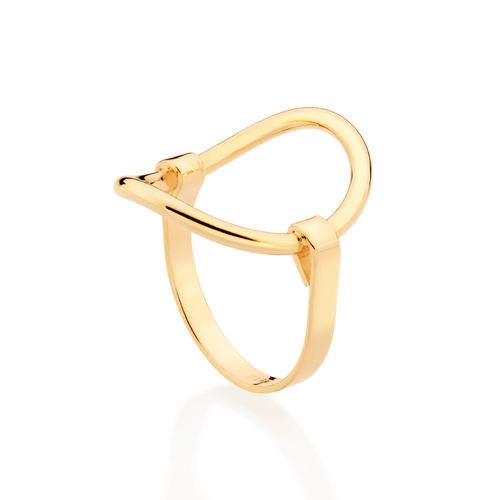 MAXI ANEL BANHADO A OURO 18K