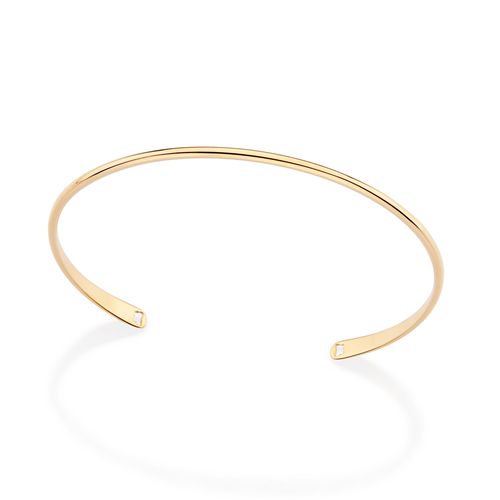 BRACELETE LISO BANHADO A OURO 18K
