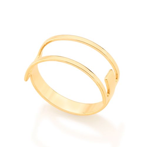 ANEL BANHADO A OURO 18K