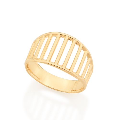 ANEL BANHADO A OURO 18K