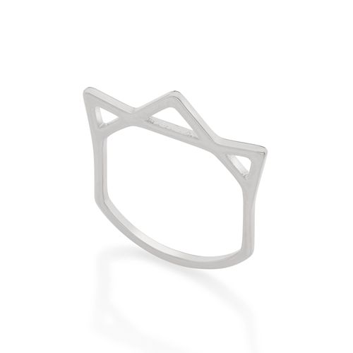 ANEL SKINNY RING BANHADO A RHODIUM