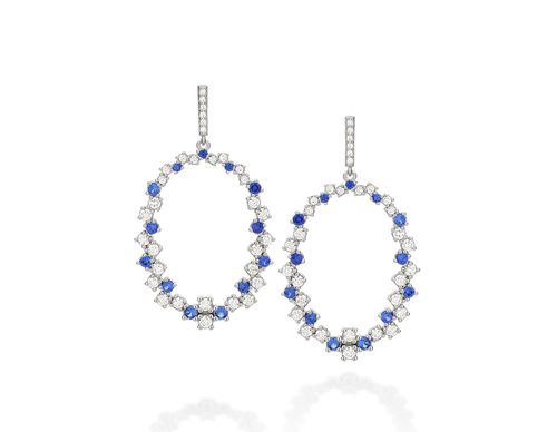 BRINCO BANHADO A RHODIUM COM ZIRCÔNIAS