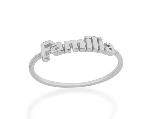 ANEL SKINNY RING BANHADO A RHODIUM