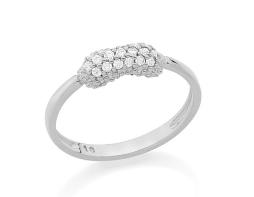 ANEL SKINNY BANHADO A RHODIUM COM ZIRCÔNIAS