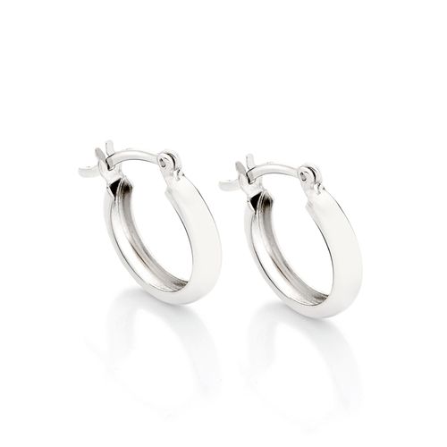 BRINCO ARGOLA BANHADO A PLATINA