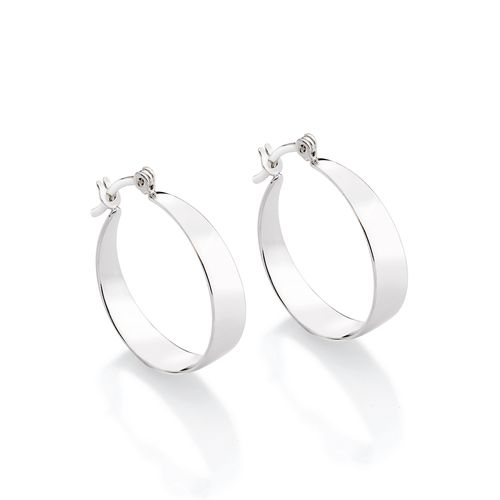 BRINCO ARGOLA BANHADO A PLATINA