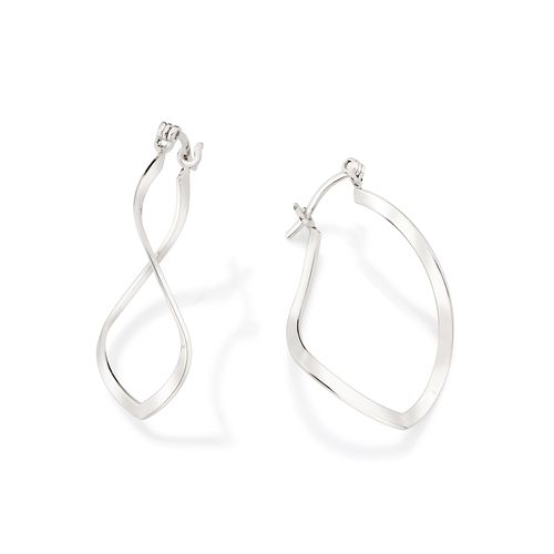 BRINCO ARGOLA BANHADO A PLATINA