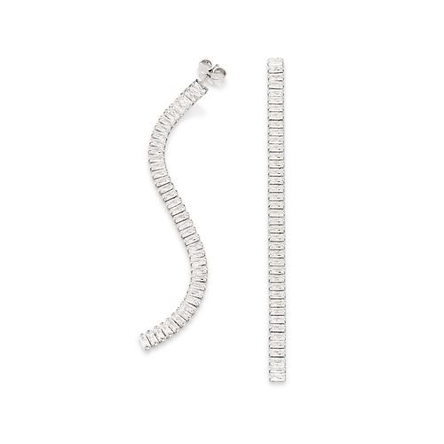 BRINCO RIVIERA BANHADO A PLATINA COM ZIRCÔNIAS