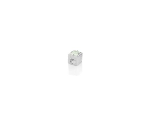PINGENTE QUADRADO BANHADO A RHODIUM