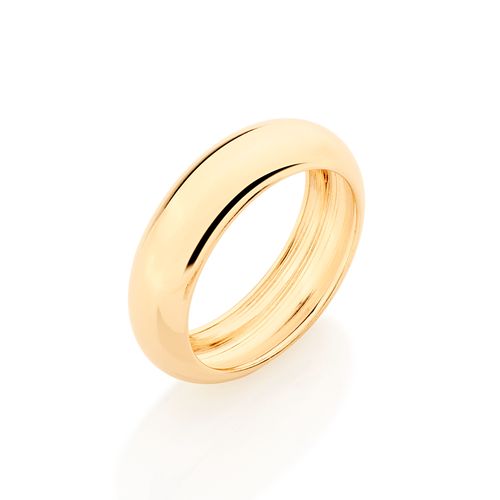 ALIANÇA BANHADA A OURO 18K