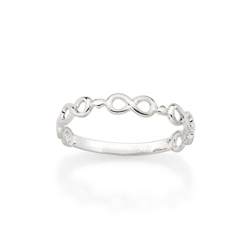 ANEL SKINNY INFINITO BANHADO A PLATINA