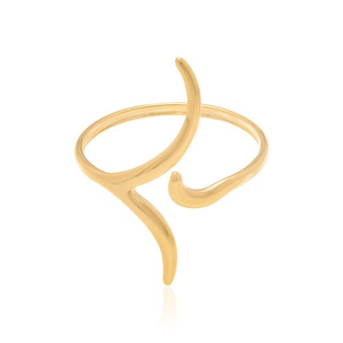 ANEL BANHADO A OURO 18K