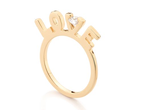 ANEL BANHADO A OURO 18K COM ZIRCÔNIAS