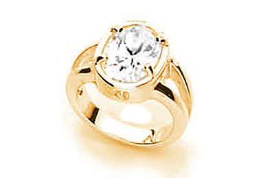 ANEL BANHADO A OURO 18K COM ZIRCÔNIA