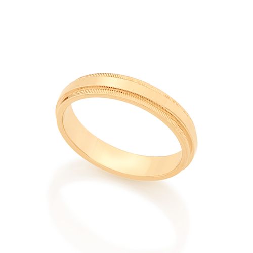 ALIANÇA BANHADA A OURO 18K