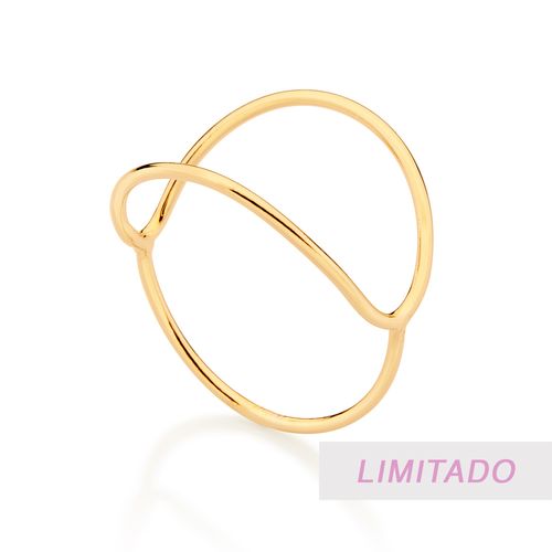 ANEL BANHADO A OURO 18K